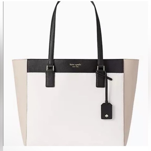 kate spade Handbags - EUC Kate Spade Cameron Colorblock Saffiano Leather Laptop Tote Bag